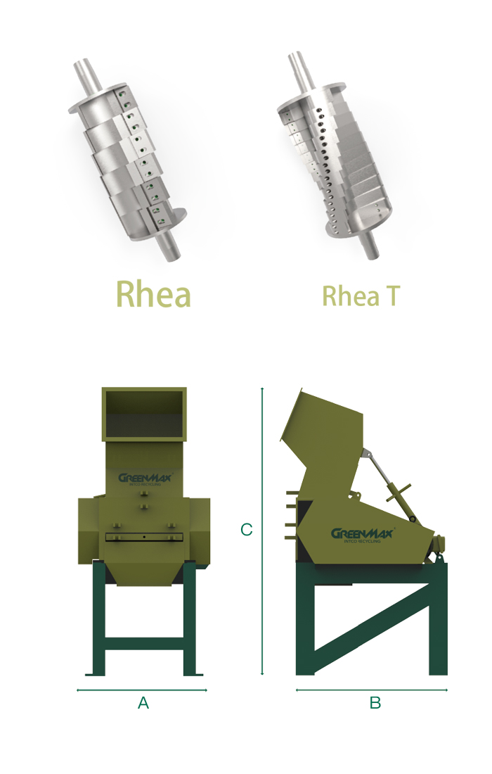 RHEAシリーズ粉砕機図面